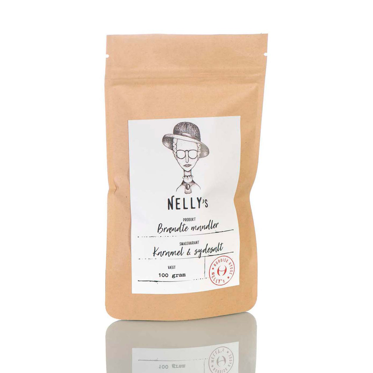 Nelly’s Brændte mandler med karamel & sydesalt - Gourmet-Butikken