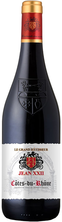 TEST: Jean XXII  Le Grand Batisseur Cotes du Rhone 16% 2022 - Gourmet-Butikken