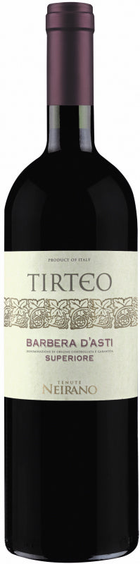 TEST: Tenute Neirano Barbera d'Asti Superiore DOCG Tirteo 2021 - Gourmet-Butikken