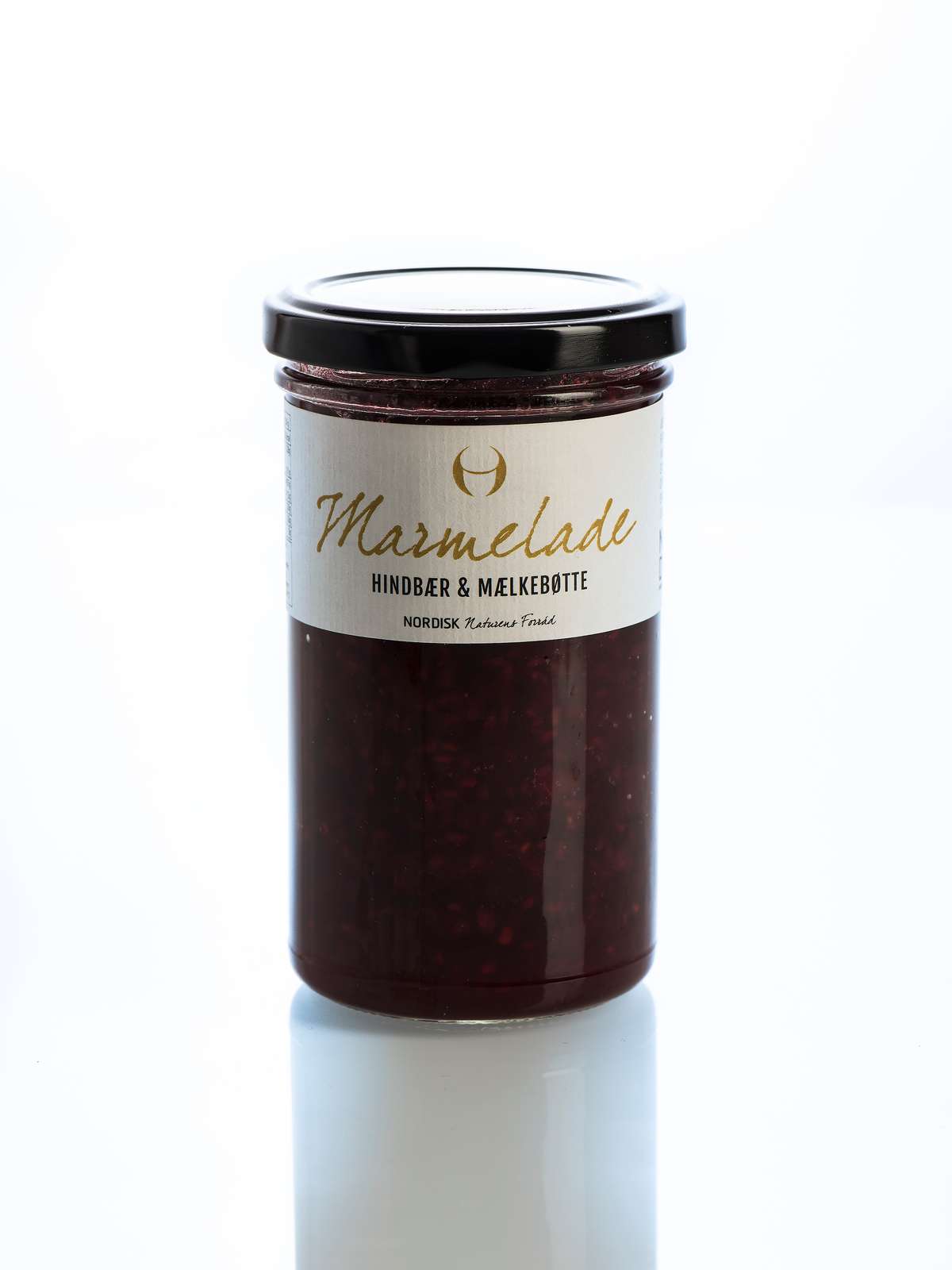 Marmelade m/ Hindbær & Mælkebøtte - Nordisk - Gourmet-Butikken