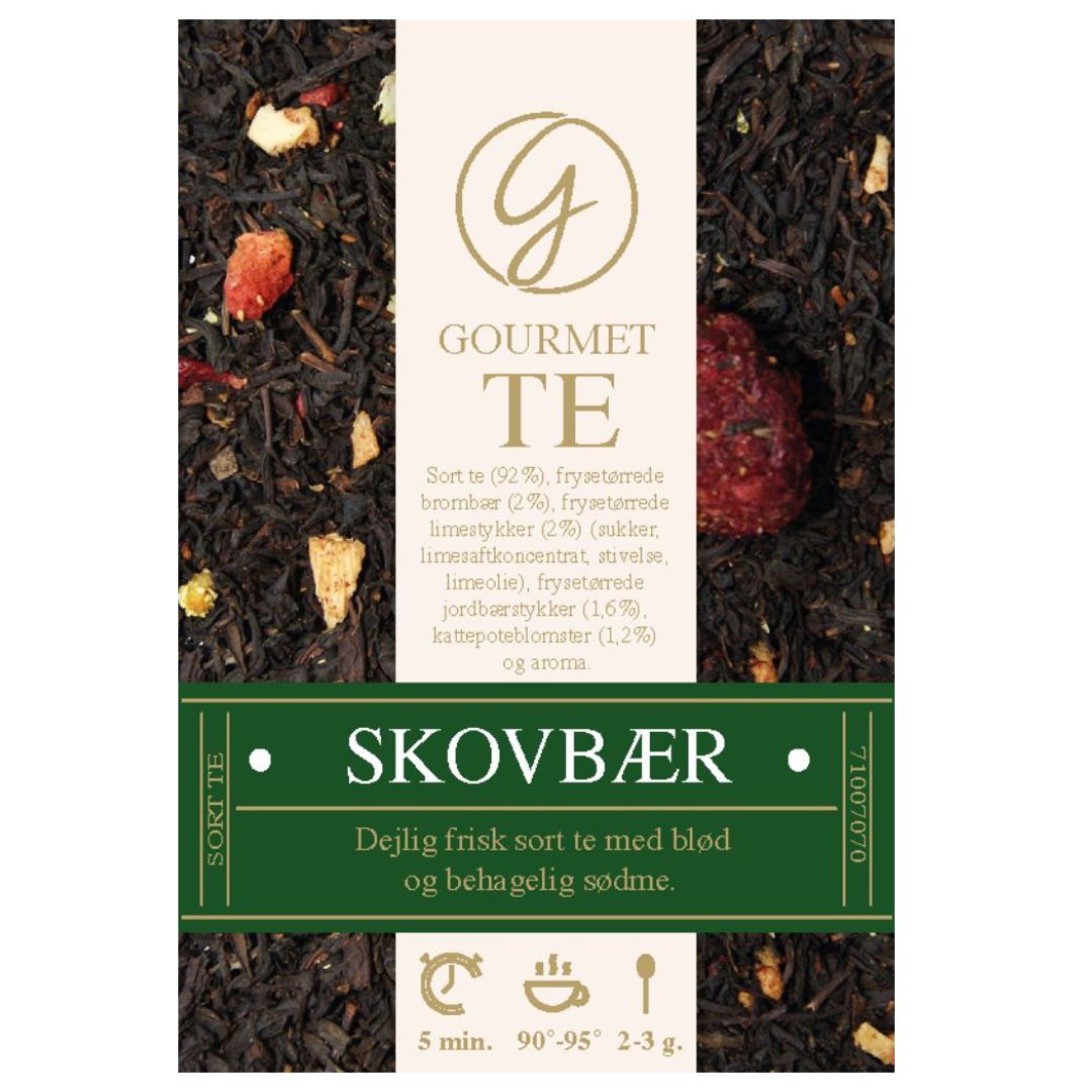 Skovbær - Sort Gourmet Te - Gourmet-Butikken