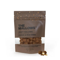 The Mallows - Sprøde Skumfiduser m/ Cookie & Mælke Chokolade - 90g. - Gourmet-Butikken