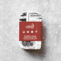 Grøndals Tunfilet i stærk chili og olivenolie