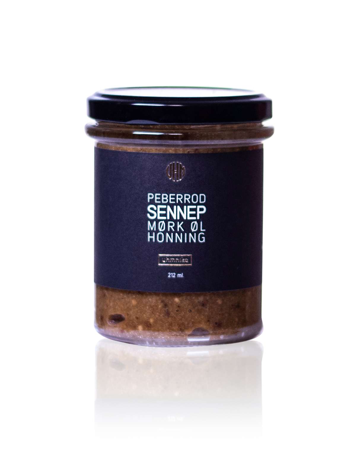 Sennep m/ Mørk Øl, Honning & Peberrod - Uhmnika - Gourmet-Butikken